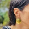 boucle d'oreille en laiton fait à la main au Maroc Luna