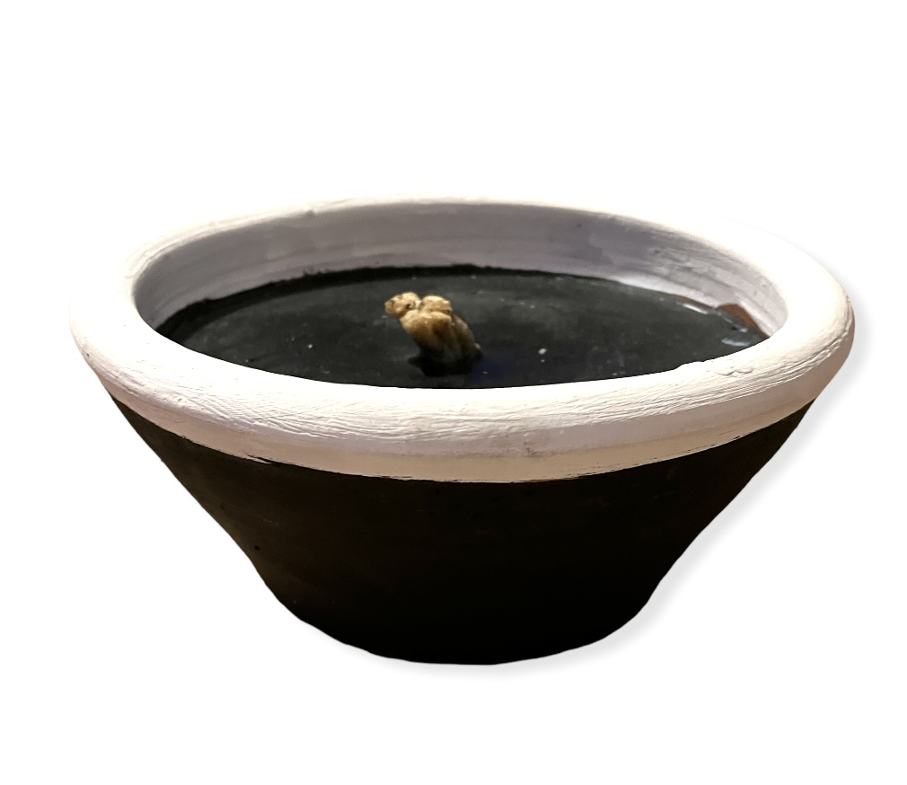 bougie nomad terre cuite sur pieds brasero trépieds candélabres flambeau extérieur jardin lumière Ma jUngle Family