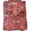 kimono framboise butterfly papillons fleuri nénuphar vert émeraude fuschia coton blockprint Inde Ma Jungle Family