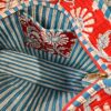 Gand cabas sac molletonne matelasse coton safran bleu fleuri sac a langer kaki violet Inde blockprint Ma jungle Family sac de plage, valise cabine marine fleurs rouges dahlia, vert Frida Kahlo, corail, motif japonais, léopard rose, rouge, guinguette, vintage, pique nique, nappe à carreaux, bleu marine, tigres orangés rayés. fermeture éclaire, rouge éclatant