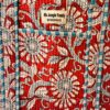 Gand cabas sac molletonne matelasse coton safran bleu fleuri sac a langer kaki violet Inde blockprint Ma jungle Family sac de plage, valise cabine marine fleurs rouges dahlia, vert Frida Kahlo, corail, motif japonais, léopard rose, rouge, guinguette, vintage, pique nique, nappe à carreaux, bleu marine, tigres orangés rayés. fermeture éclaire, rouge éclatant