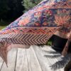 paréo sarong indien voile de coton indien leger fleuri doux coloré jane rouge bleu blanc vert orange gris taupe citron bordure decorée pour la plage Ma Jungle family céladon violet Hibiscus