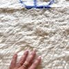 tapis marocain berbère béni ouarain laine naturelle blanc design losange décoration Ma Jungle Family Vert sapin azylal mrirt Coloré multicolore diamant
