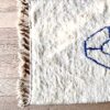 tapis marocain berbère béni ouarain laine naturelle blanc design losange décoration Ma Jungle Family Vert sapin azylal mrirt Coloré multicolore diamant
