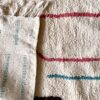 tapis marocain berbère béni ouarain laine naturelle blanc design losange décoration Ma Jungle Family Vert sapin azylal mrirt orange Rose turquoise