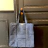 Gand cabas sac molletonne matelasse coton safran bleu fleuri sac a langer kaki violet Inde blockprint Ma jungle Family sac de plage, valise cabine marine fleurs rouges dahlia, vert Frida Kahlo, corail, motif japonais, léopard rose, rouge, guinguette, vintage, pique nique, nappe à carreaux, marine