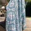 paréo sarong indien voile de coton indien leger fleuri doux coloré jane rouge bleu blanc vert orange gris taupe citron bordure decorée pour la plage Ma Jungle family céladon violet