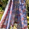 paréo sarong indien voile de coton indien leger fleuri doux coloré jane rouge bleu blanc vert orange gris taupe citron bordure decorée pour la plage Ma Jungle family céladon violet