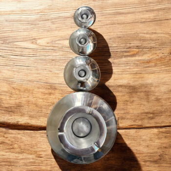 Cendrier en métal recyclé moteur artisanat Maroc, Ma Jungle Family