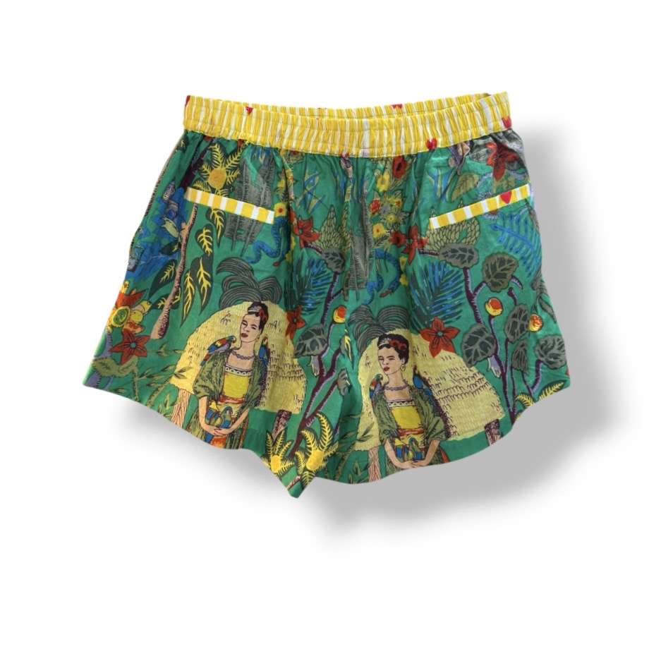 Short femme coton indien Frida, mode boheme