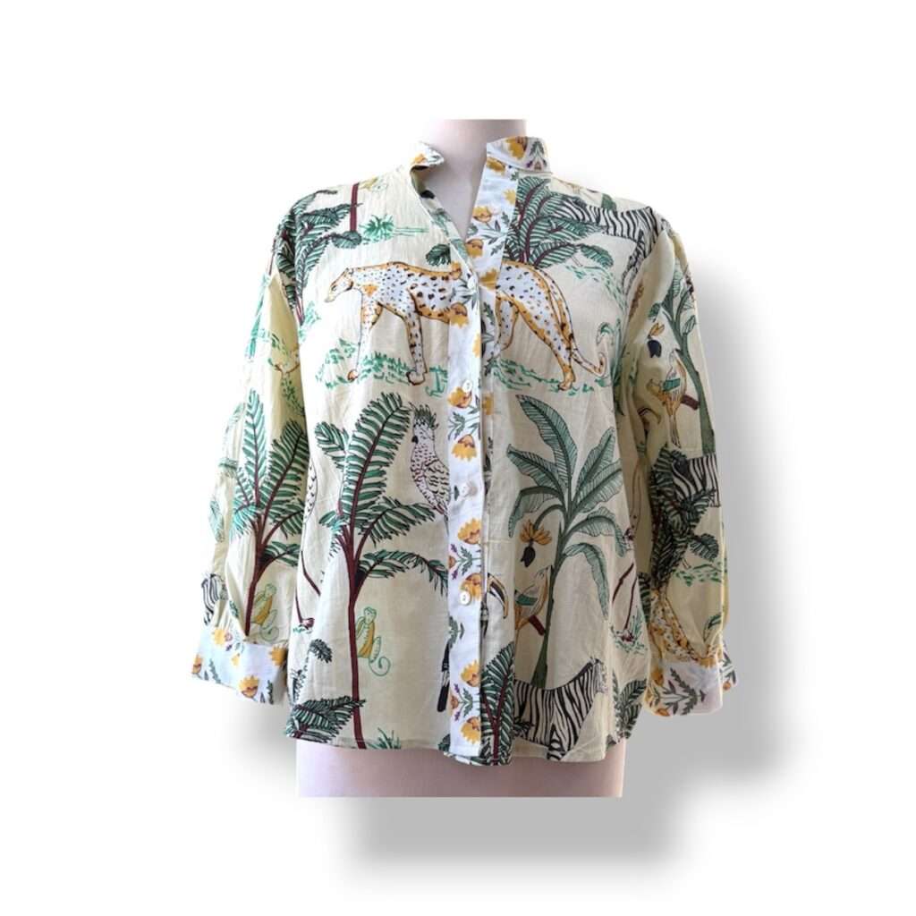 Blouse boheme safari